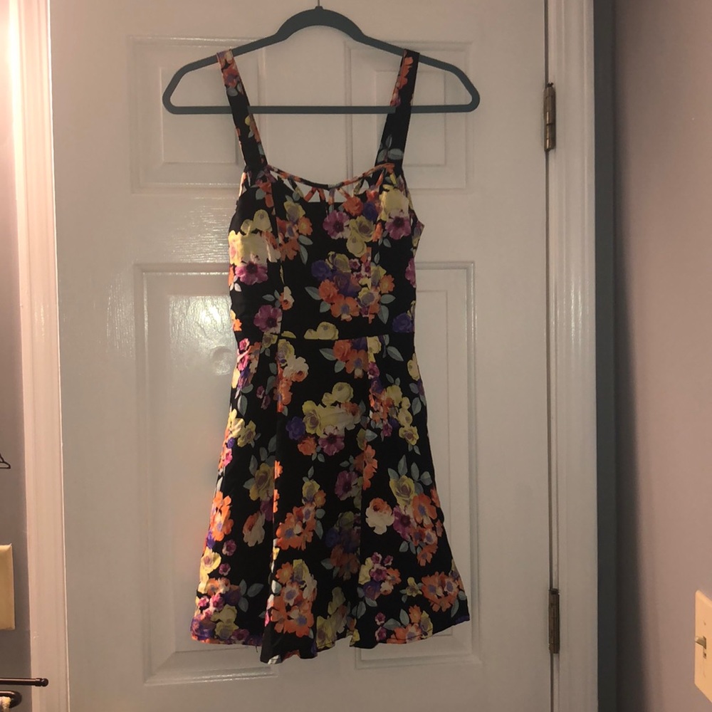 Black Flower Dress
